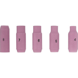 Набор керамических сопел № 4, 5, 6, 7, 8 Denzel / 93656